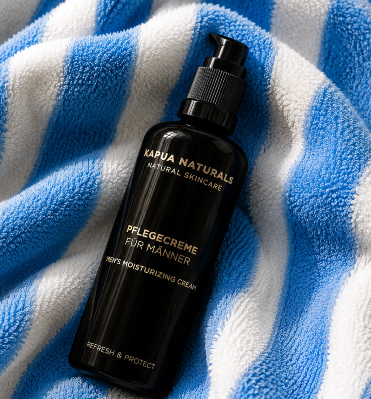 Kapua Naturals Pflegecreme für Männer im Violettglas