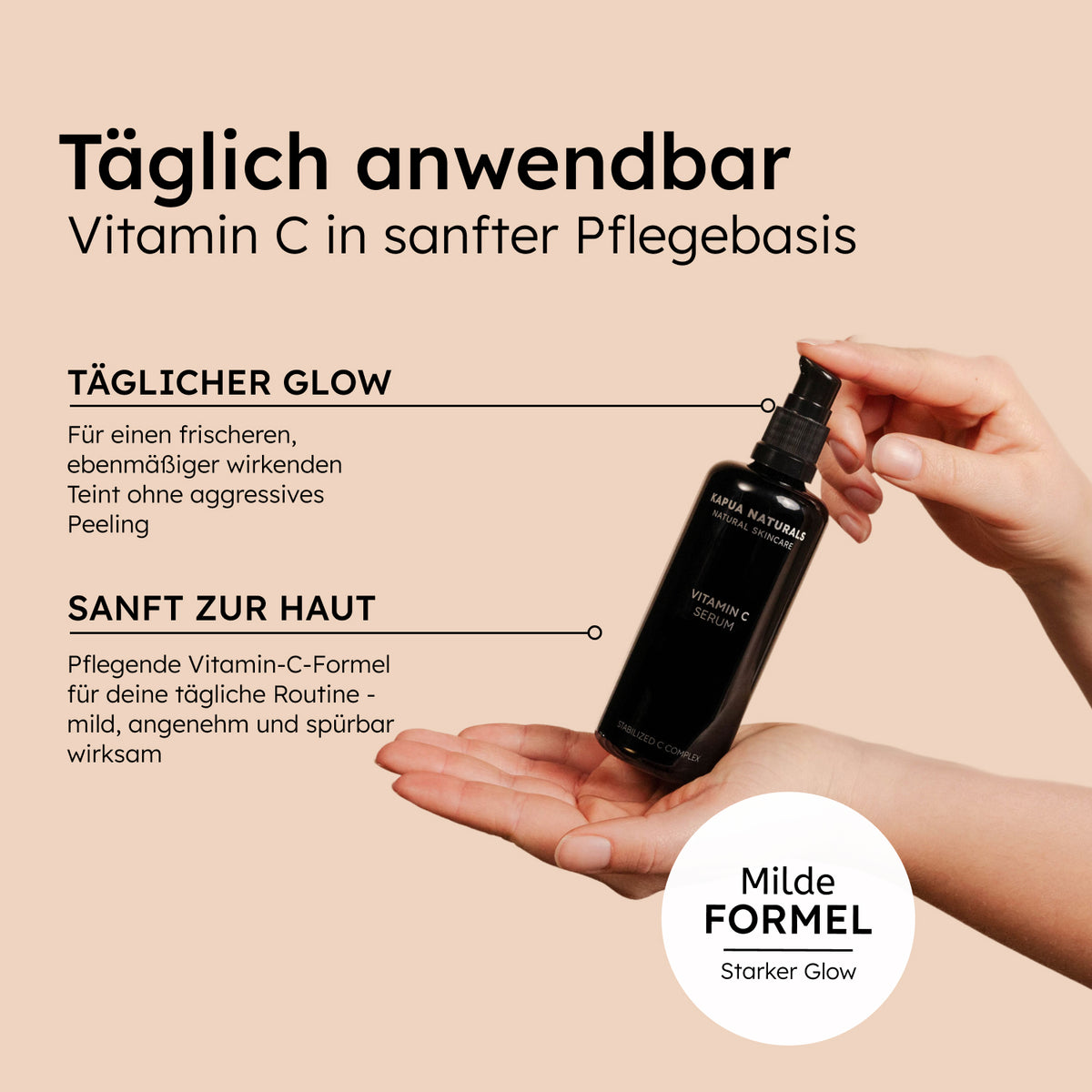 Bio Vitamin C Serum – täglich anwendbare milde Formel