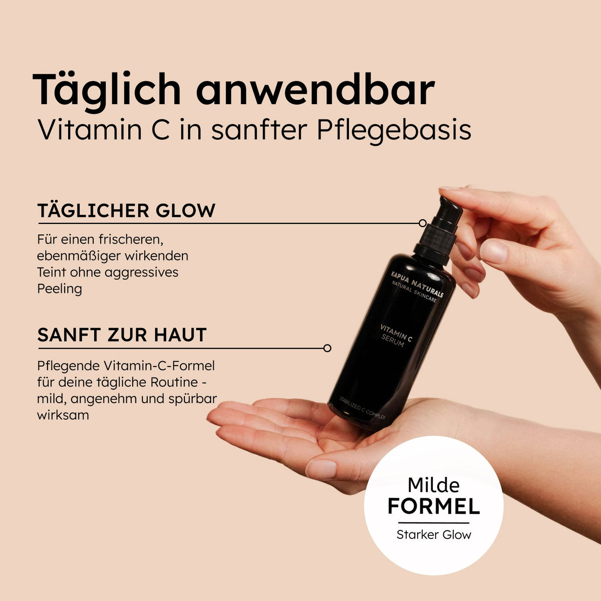 Bio Vitamin C Serum – täglich anwendbare milde Formel