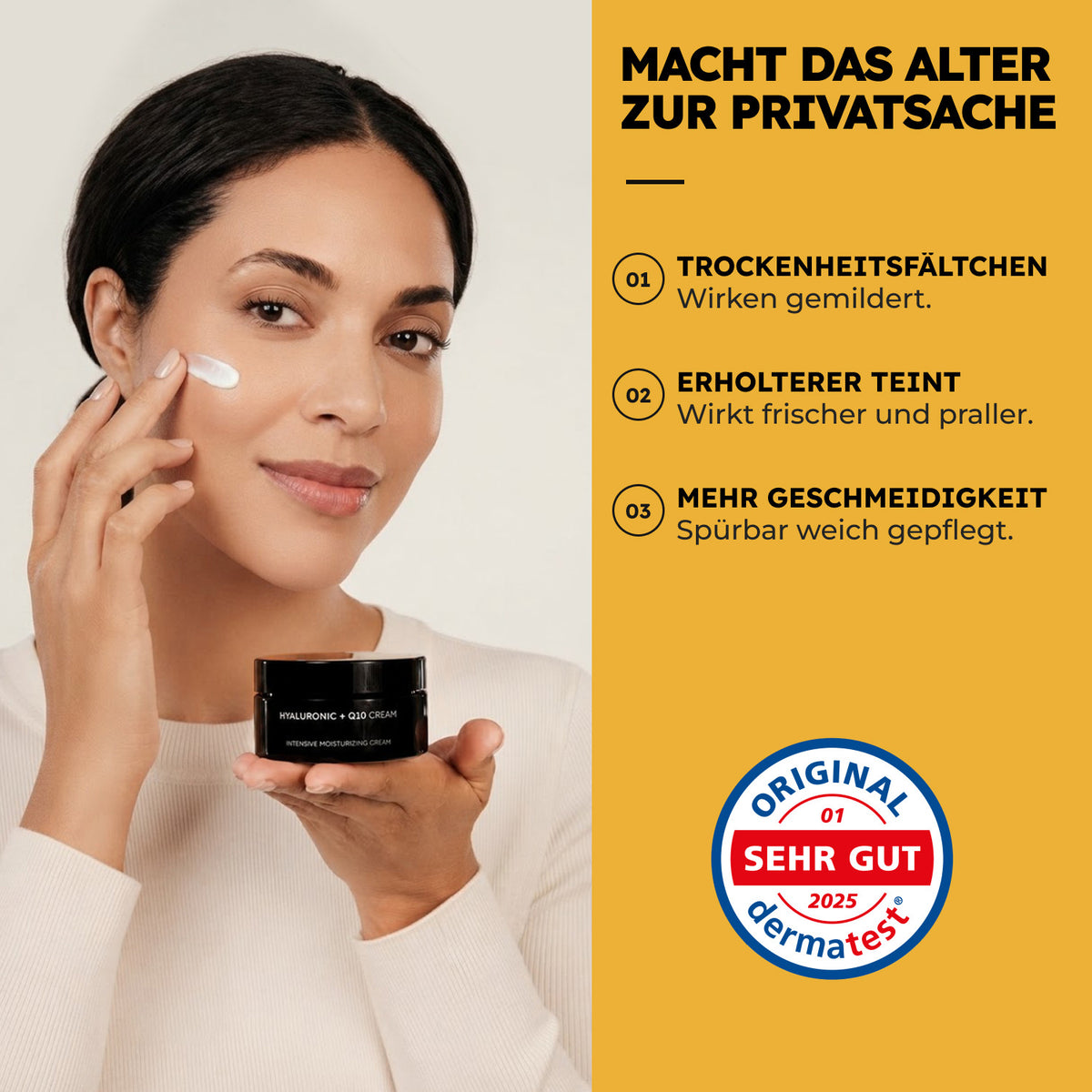 Bio Hyaluron Q10 Creme – Pflege für Geschmeidigkeit und Glow