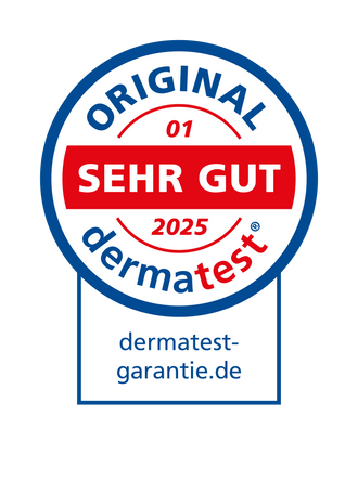 Dermatest sehr gut, Januar 2025, mit dermatest-garantie.de