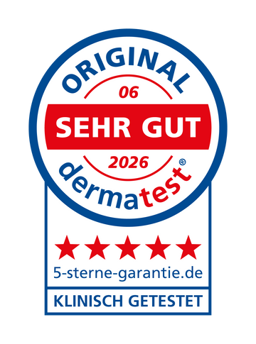 Dermatest – Bestnote „Sehr gut“