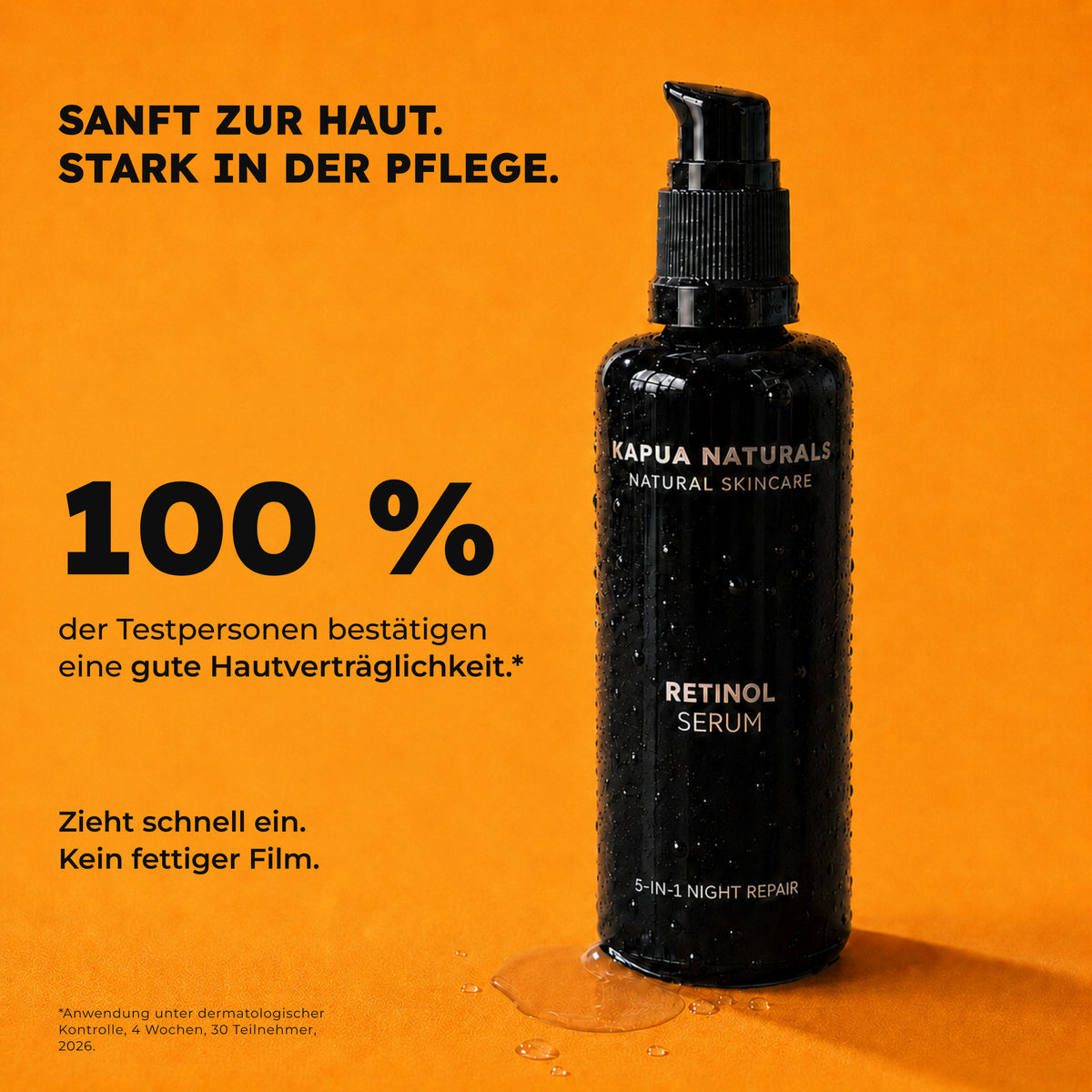 Retinol Serum – Hautverträglichkeit und leichte Textur