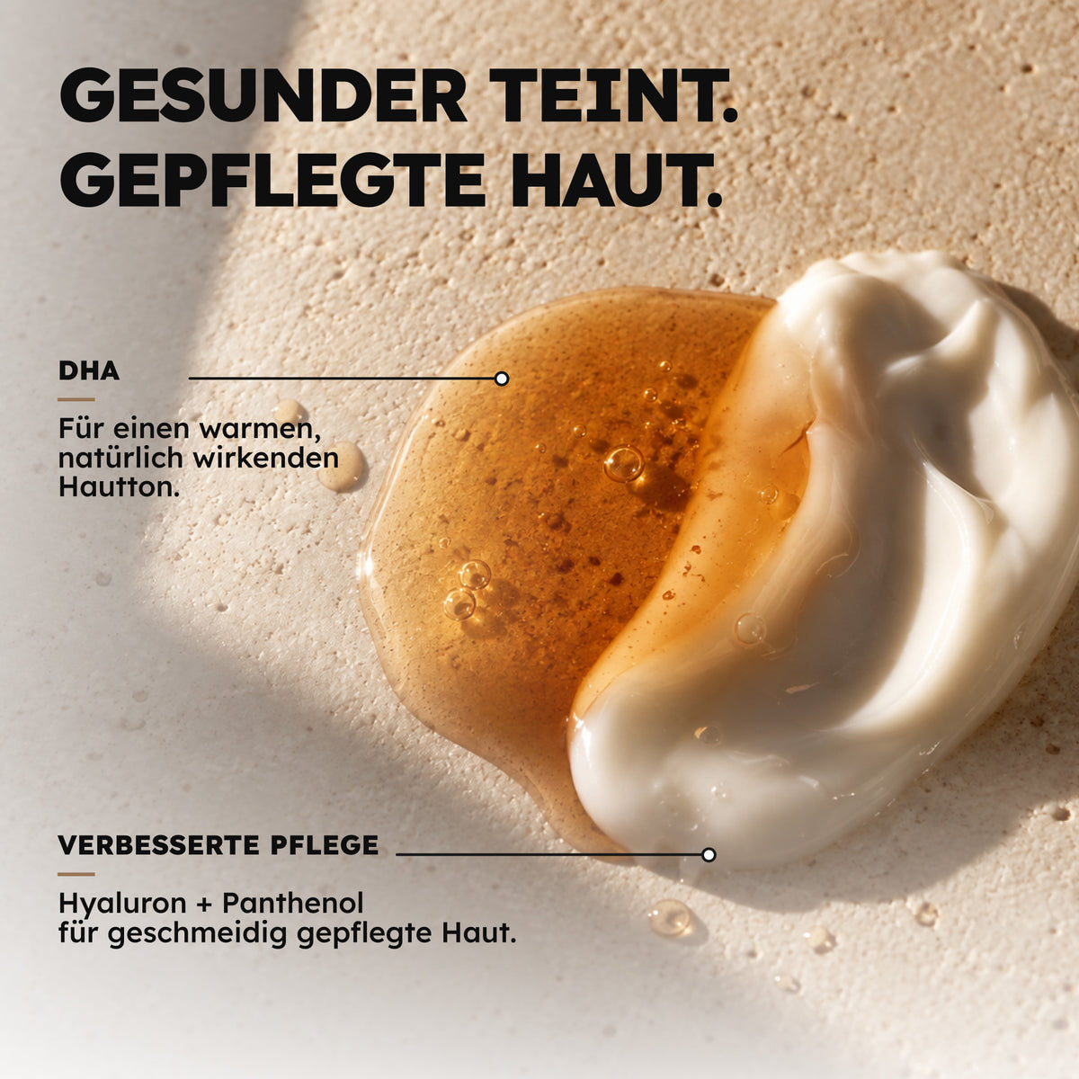 Tanning Drops – DHA für natürlich wirkenden Hautton, Hyaluron und Panthenol für gepflegte Haut